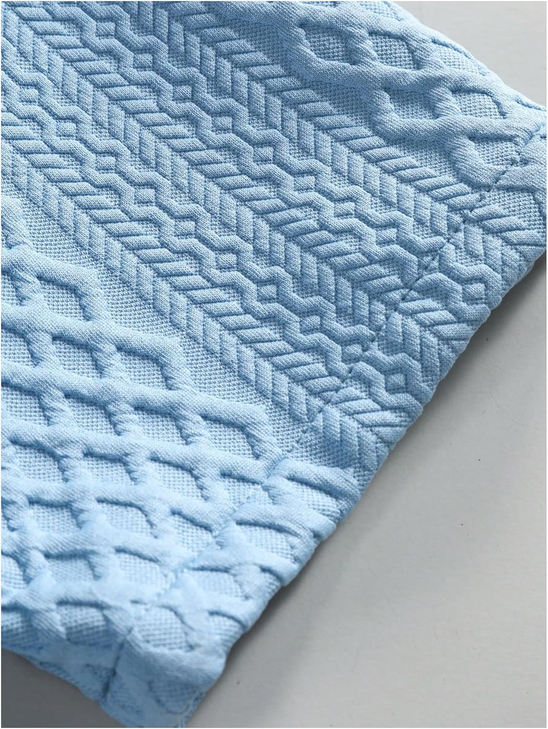 GORGLITTER Men's 2 Piece Outfits Waffle Knit Button Down Shirt Top and Shorts Set - Image 5