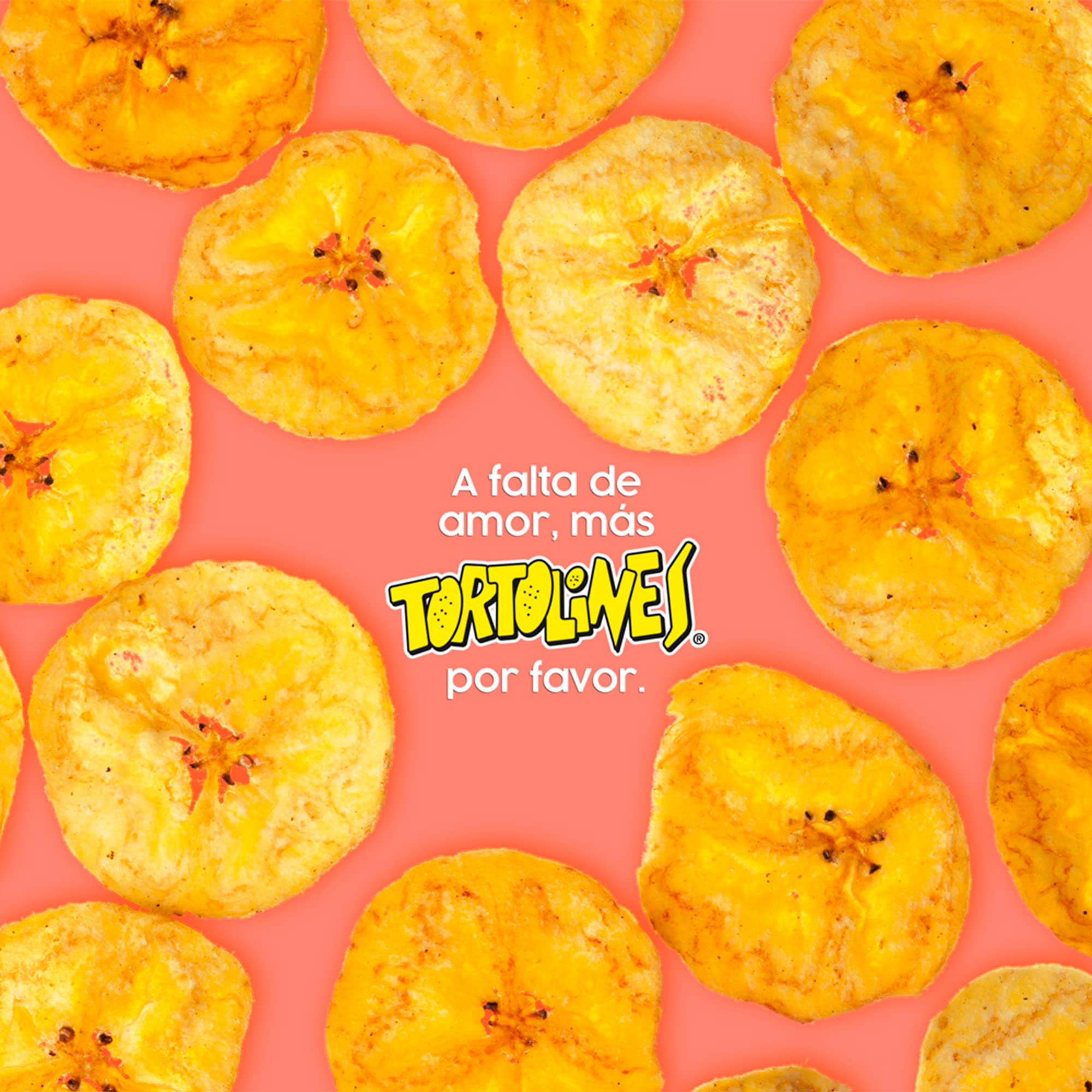 Tortolines Chifles Picantes 50g, Hojuelas de Plátano Deshidratado Crujientes, Chifles Platano para Dips y Ceviches