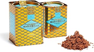 MarieBelle Milk/Hazelnut Hot Chocolate 10 oz Tin - Easy to Prepare Full-Flavored Traditional Crème de Chocolat European Style Hot Chocolate Beverage Mix