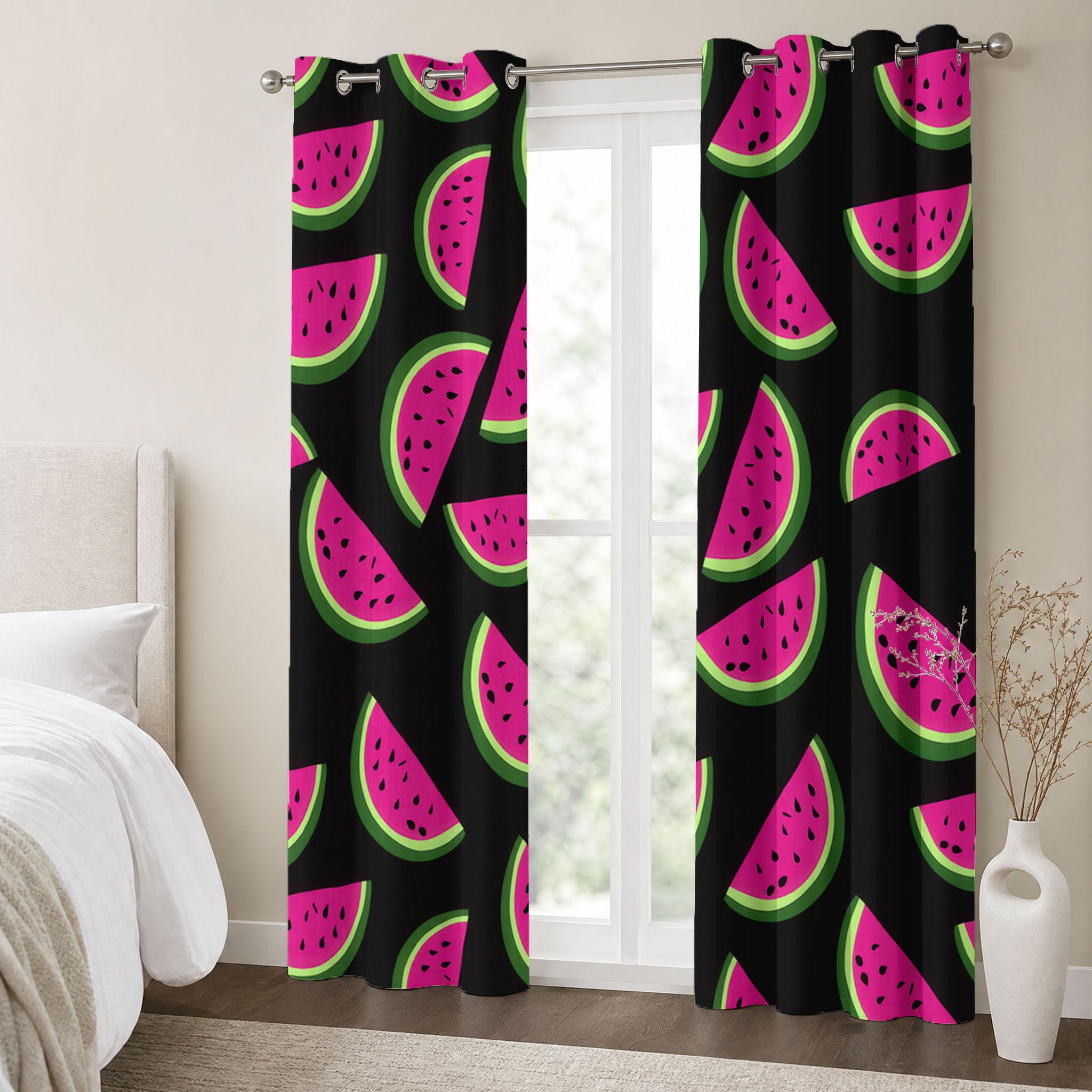 Rideaux occultants chambre bébé rose rouge contre la chaleur et le jour