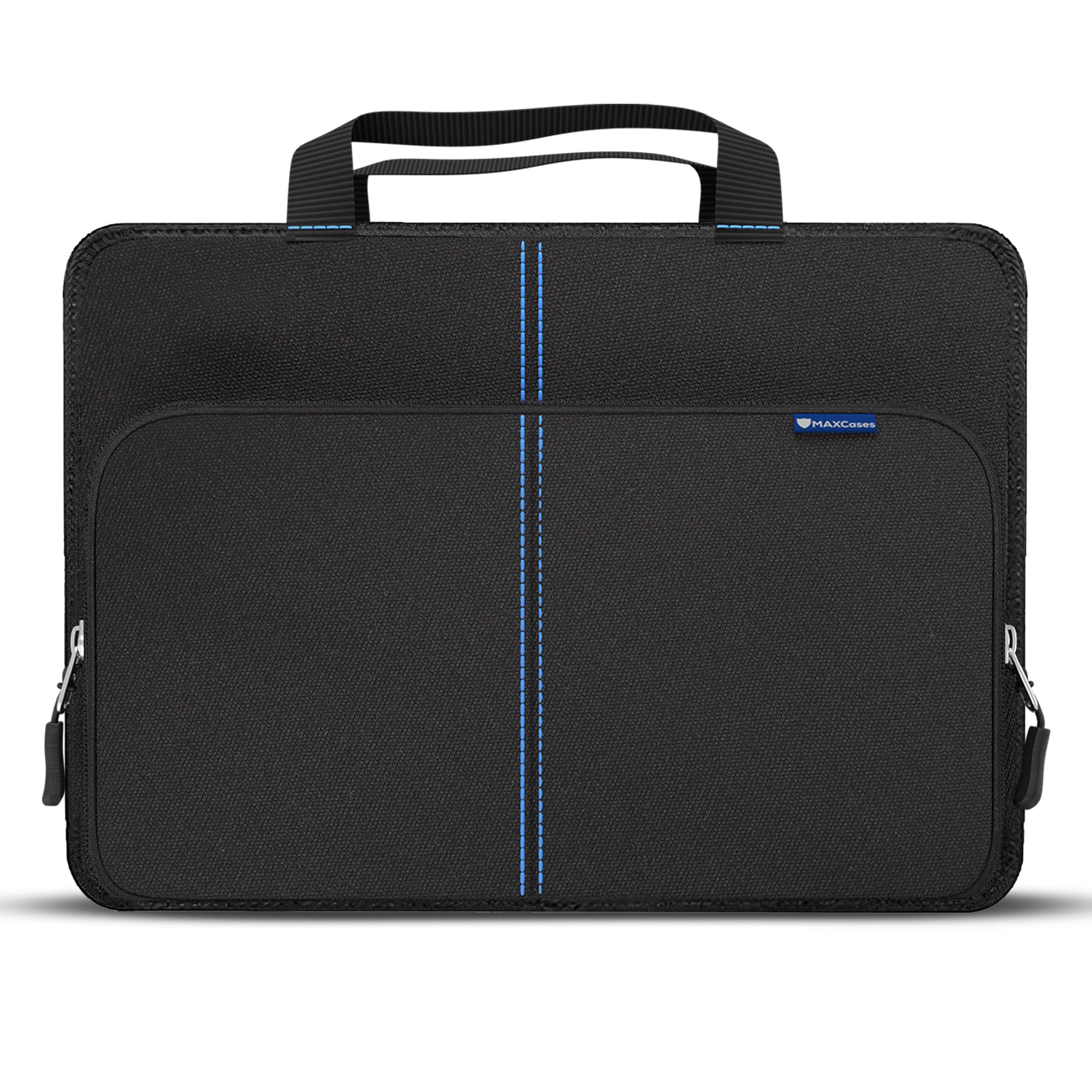 MAXCases Explorer 5 Work-In Case w/Pocket 14" w/Shoulder Strap Black