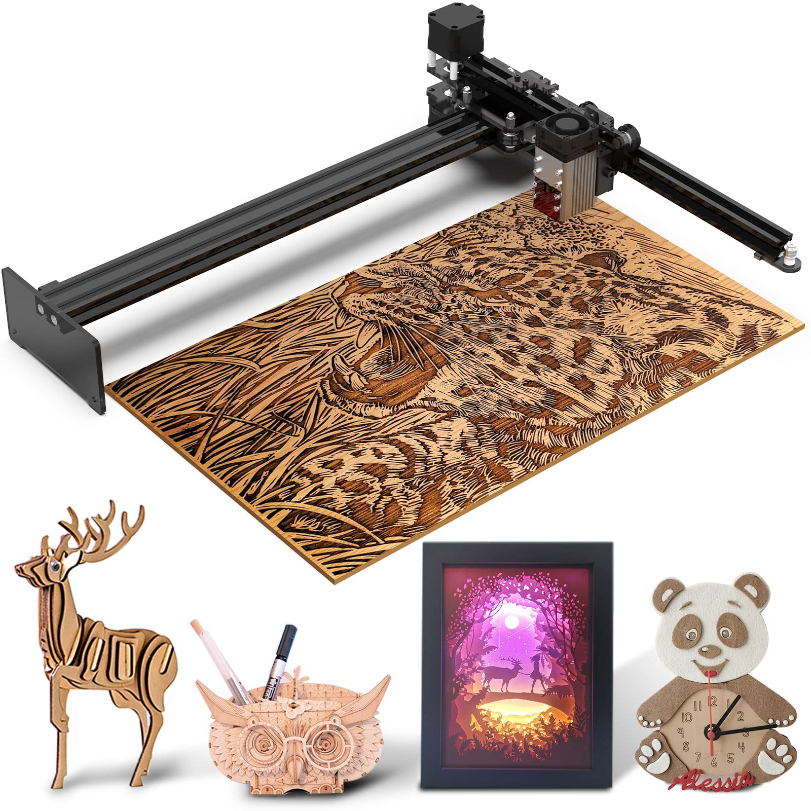 NEJE 3 Plus N40630 Laser Engraver, 5.5-7.5w Output Power DIY Laser