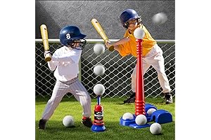 T Ball Set for Kids 3-8, Auto Ball Launcher for Outdoor Sports