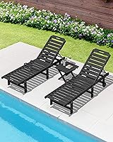 Vista 9 de SERWALL Portable Folding Adirondack Table, HDPE Material Outdoor End Table, No Assembly Required, Weather-Resistant, 110 lbs Capacity, Small Table