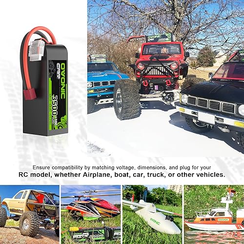 Miniatura 5 de OVONIC 6S LiPo Batería 3500mAh 22.2V 130C RC Batería con Dean Estilo T Conector