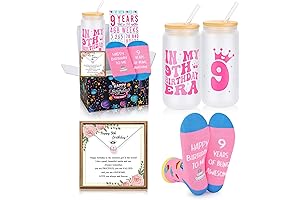 9-Year-Old Beautiful Teen Girl Birthday Gifts (Set of 4)