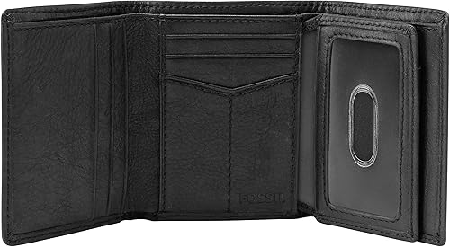 Miniatura 3 de Fossil Cartera triple de cuero para hombre