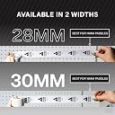 Joola Pickleball Clear Edge Guard Tape - 28Mm X 850Mm gallery image