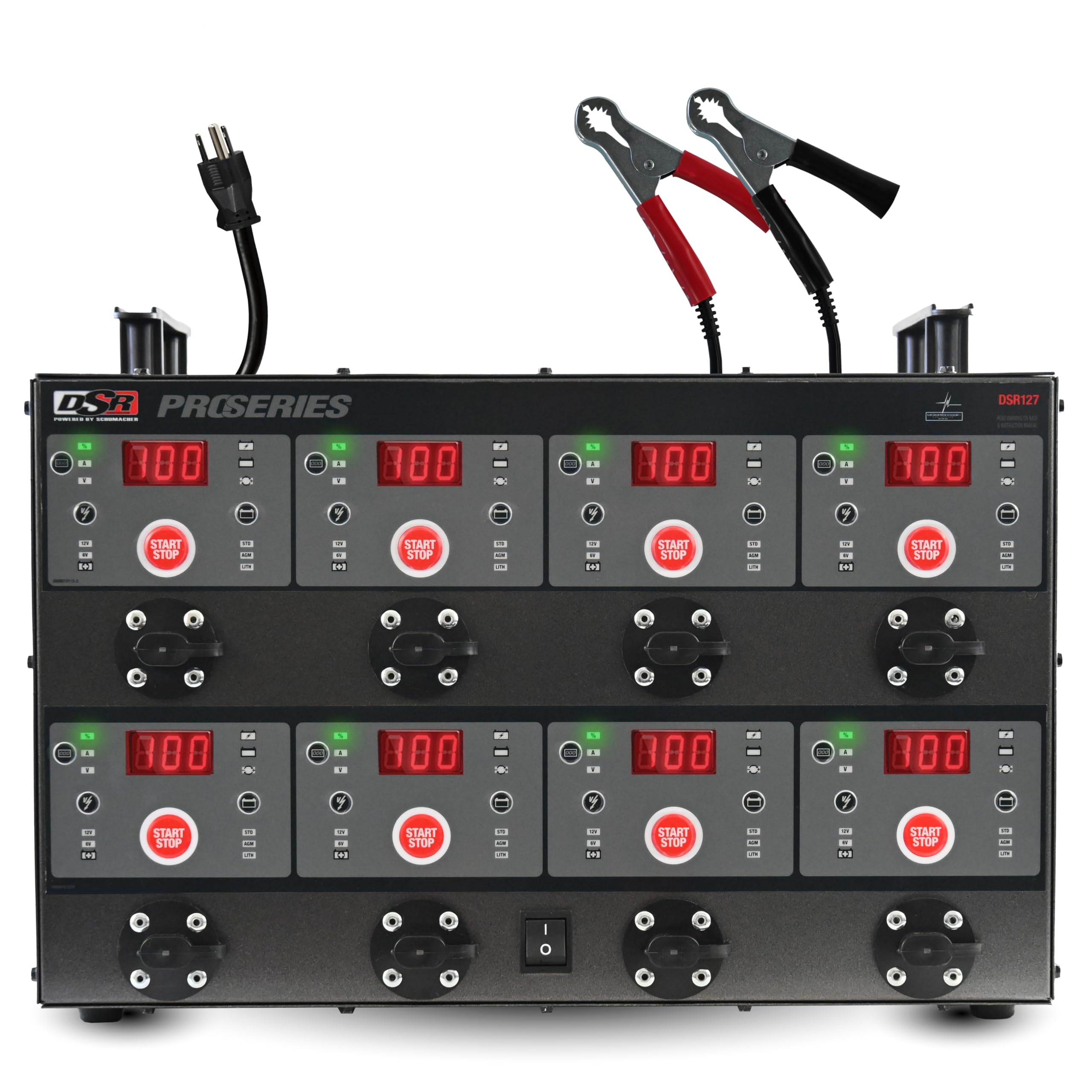 Schumacher Electric 12A Car Battery Charger & Maintainer, 6V/12V – DSR127