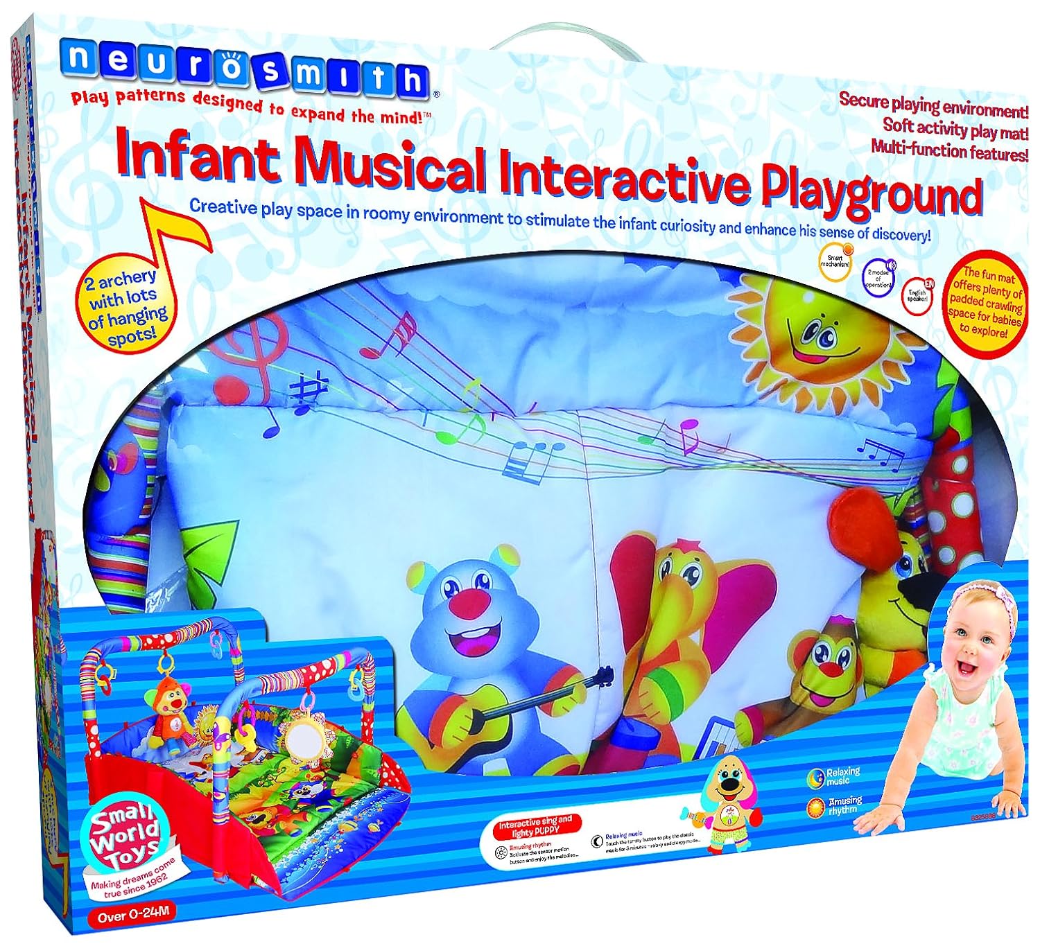 Small World Toys Neurosmith Musical Interactive Playground Playset