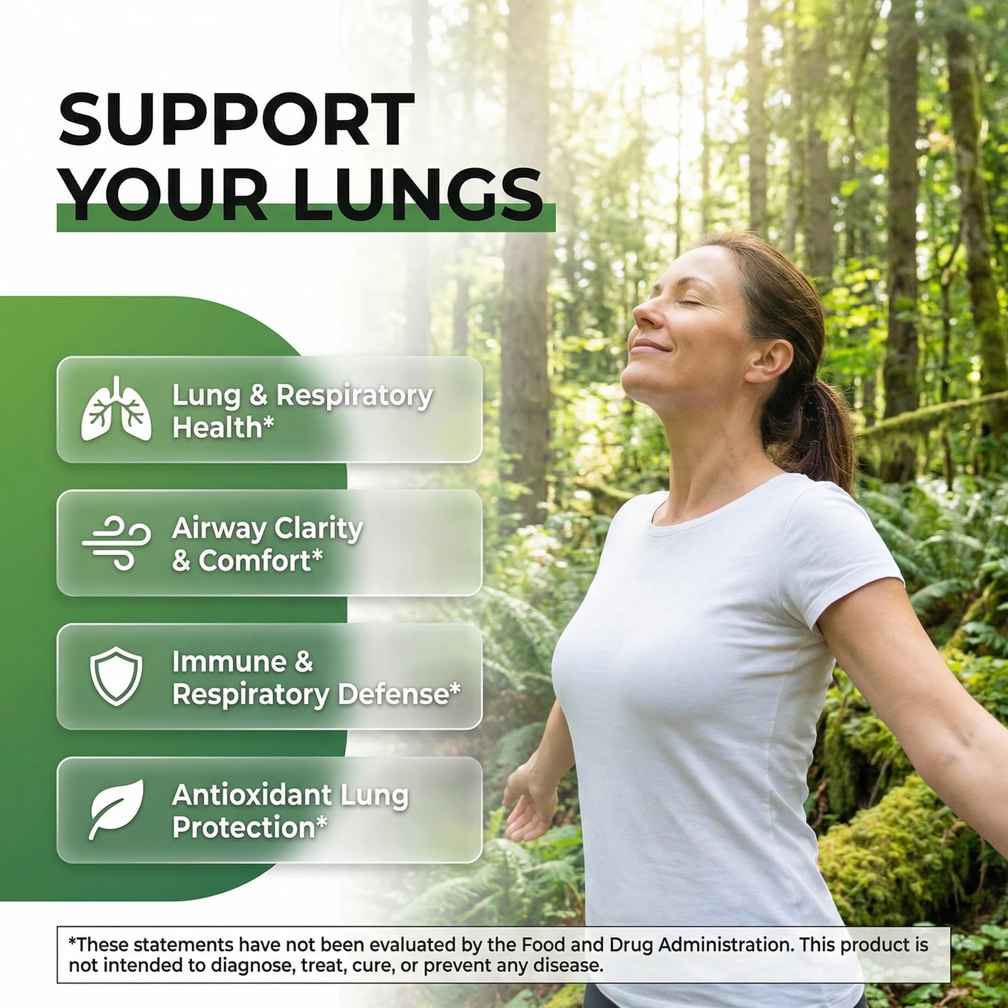 Clean Nutra Mullein Gummies for Lung Health Support with Elderberry Chlorophyll Spirulina Tart Cherry Sea Moss Vitamin C Lutein Marshmallow Root Licorice Root Superfood Greens Mucus Relief 60 Gummies — Amazon image 2