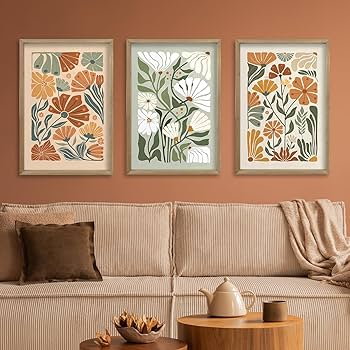 値下げMrs.GREENAPPLE10 & HarmonyCOMPLETEBOX Amazon.com: Wildflower Floral Green Botanical Wall Art Print