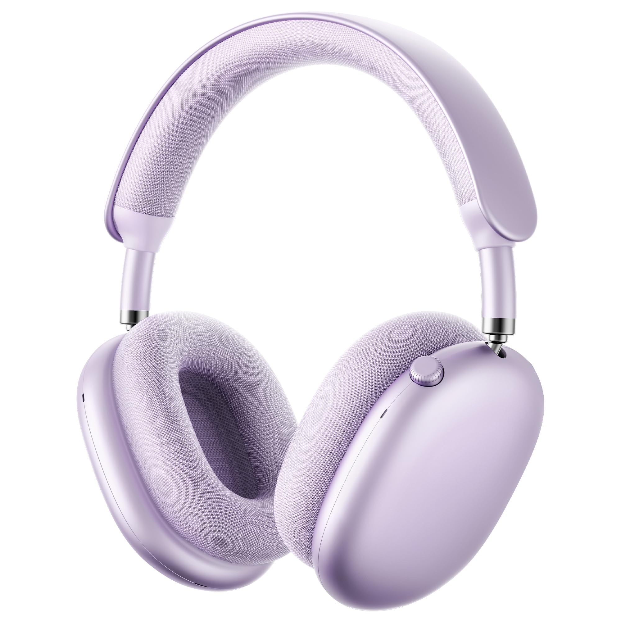 purple f8 pro hybrid noise-cancelling headphones with multiple modes