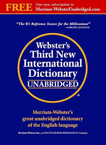 Webster's Third New International Dictionary, Unabridged