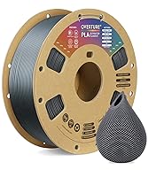 Vista 50 de OVERTURE Filamento PLA 1.75mm, Filamento de impresora 3D enrollado cuidadosamente 1 kg de carrete (2.2 libras), precisión dimensional +/- 0.02 mm