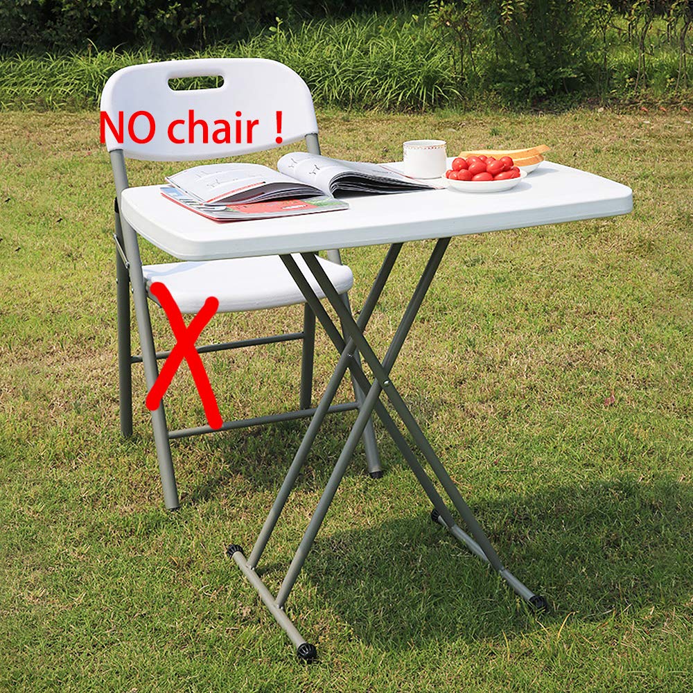 Table Pliante Plastique Hauteur Réglable Intérieur Extérieur