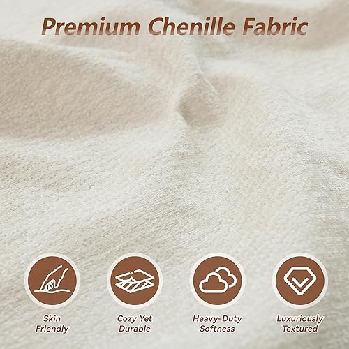 Miniatura 3 de Boneless Cloud - Sofá de suelo sin brazos, cómodo puf de felpilla de doble capa con espuma viscoelástica de alta densidad, sofá Togo sin montaje