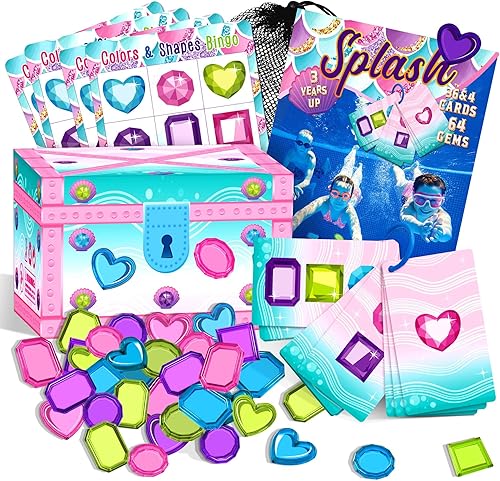 Deling Juguetes de piscina de buceo de sirena, 106 piezas, juegos de búsqueda del tesoro subacuáticos, juegos de piscina divertidos de verano,