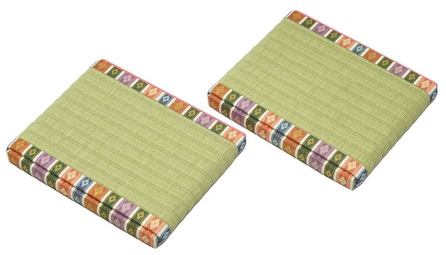 Amazon | 親王畳 繧繝つき 雛人形用 2枚1組 (芥子) 間口20cm