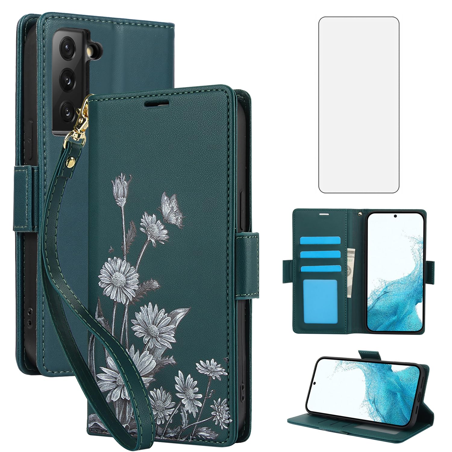 Coque Samsung S22 Plus YM026 verte pour vos sorties de week-end - 8