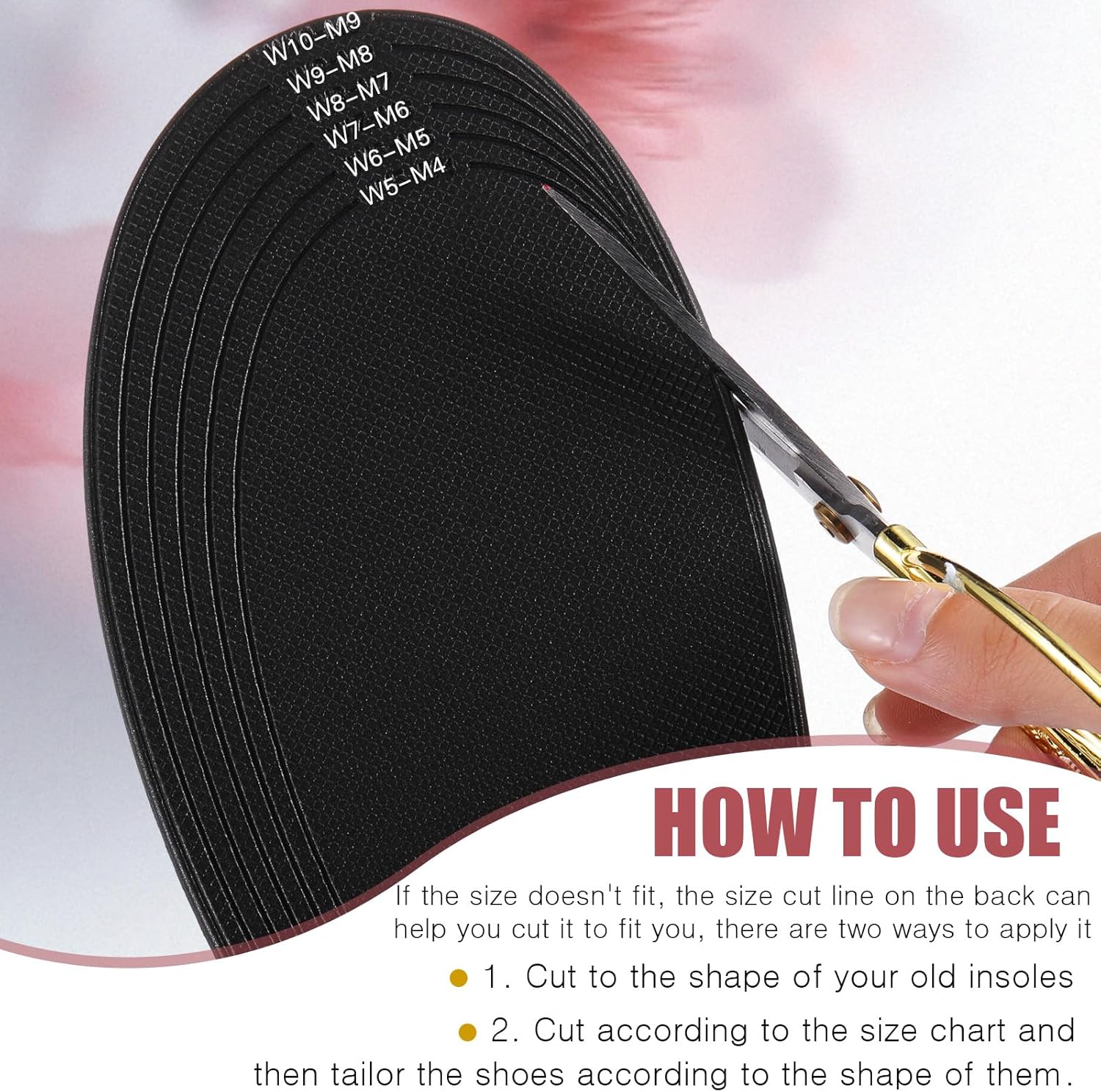 8 Pairs No Show Socks Sockless Shoe Liner Washable Barefoot Shoe Insoles No Slipping Inserts(Classic Style) - Image 3