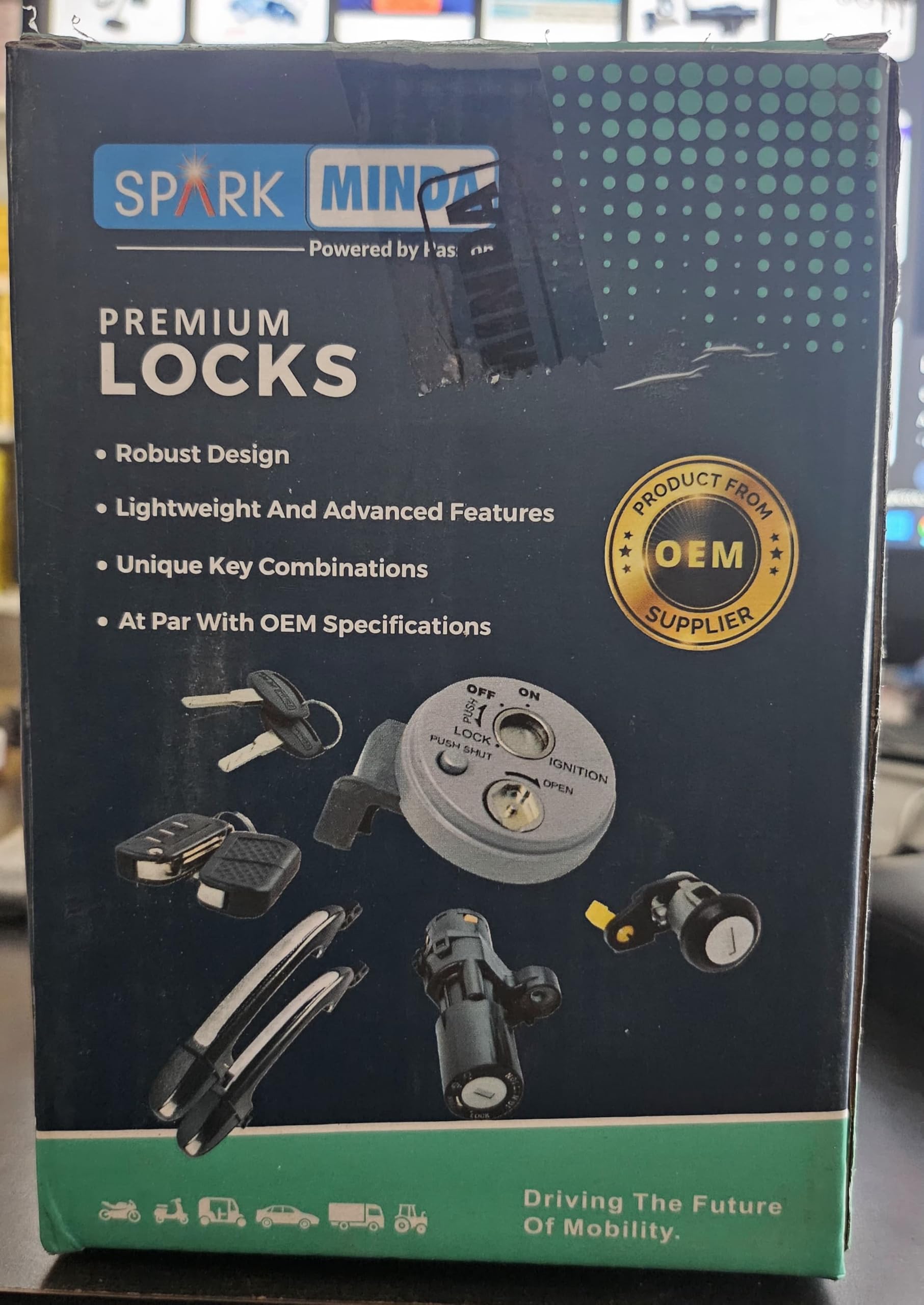 SPARK MINDA KT2218AZ Lock Set for Star City SS : Amazon.in: Car
