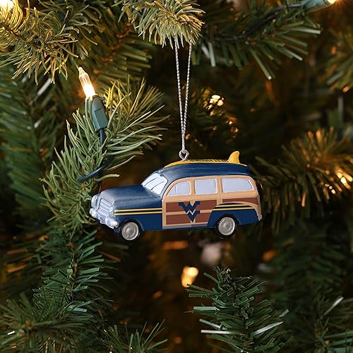 Miniatura 76 de FOCO NCAA Unisex-Adult NCAA College Team Logo Holiday Tree Station Wagon Ornament