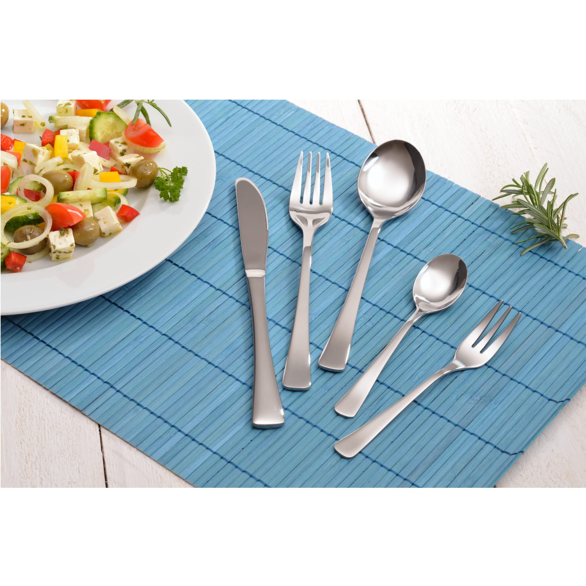 GRÄWE Besteckset inkl. Besteckkasten 60-teilig Edelstahl, Serie WÜRZBURG