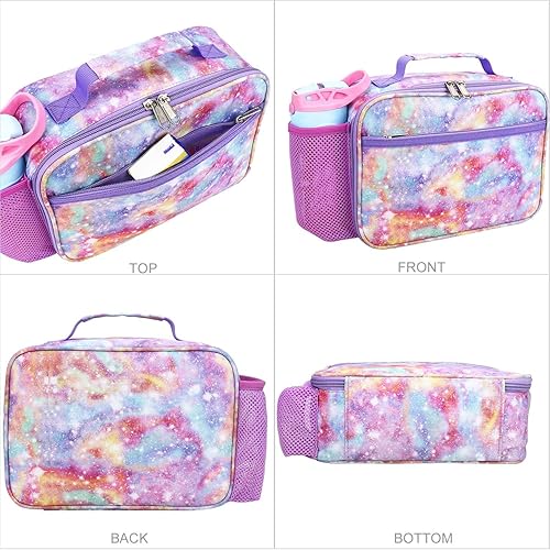 Miniatura 10 de RHCPFOVR Lonchera para niños  Lonchera aislada para niños y niñas, bolsa de almuerzo lavable y lonchera reutilizable a prueba de fugas para la