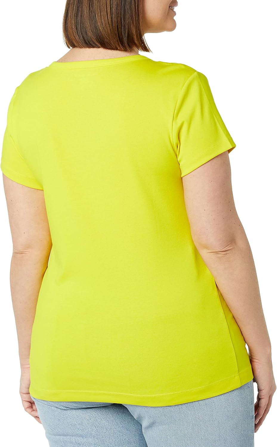 Amazon Essentials Women's Slim-Fit Cap-Sleeve Scoop Neck T-Shirt, Pack of 2 - Image 4