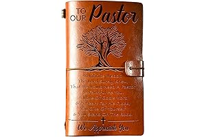 Thoughtful Appreciation Gift for Pastors: The Refillable Leather Journal