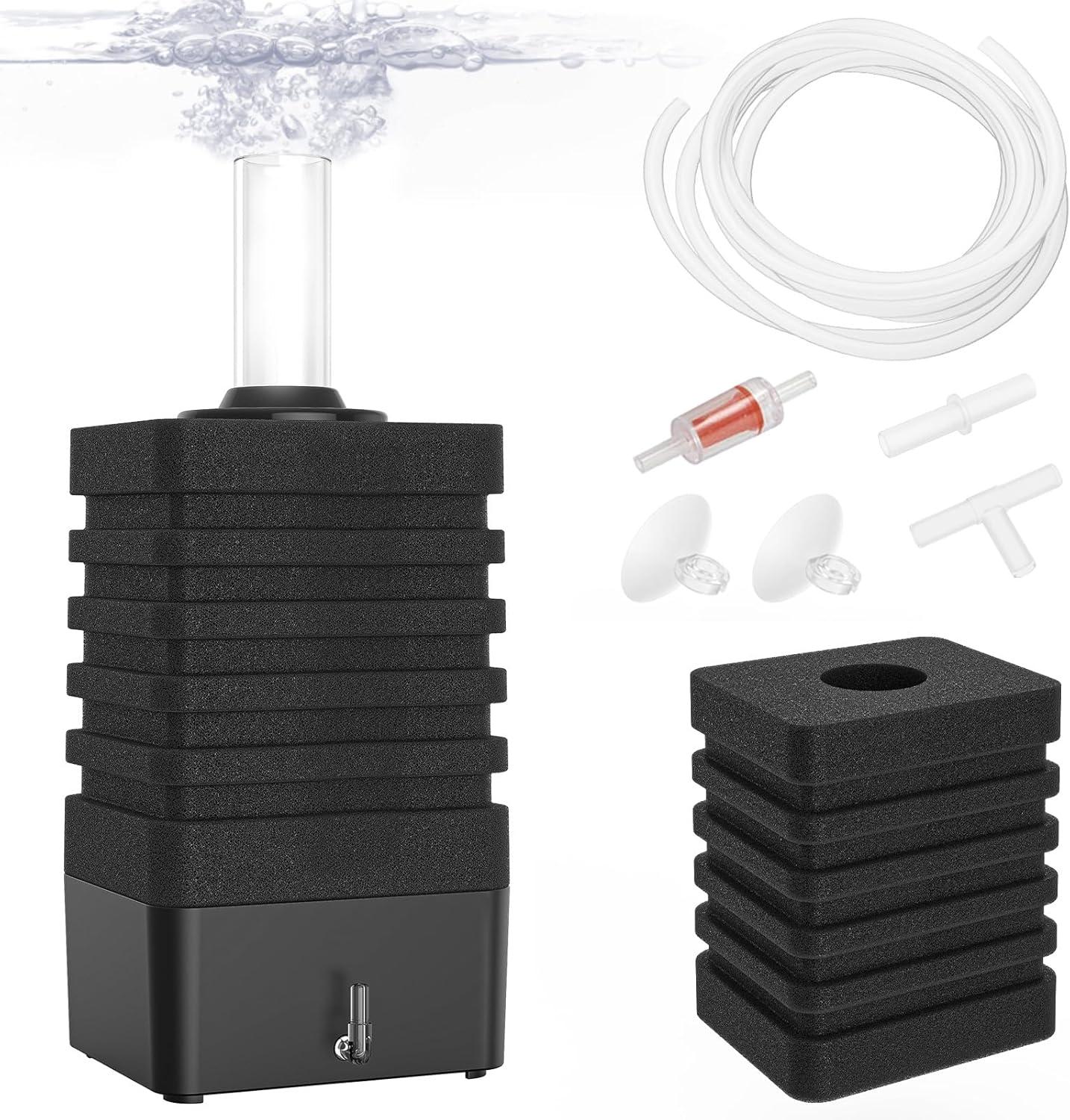 Moonorange Aquarium Bio Sponge Filter Kit, SuperQuiet