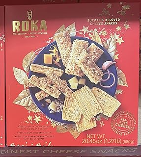 European Cheese Snack Variety Pack with Gouda Puffs, Cheddar Crisps, Par...