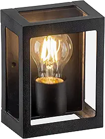 Arandela Externa De Parede Luminária Muro Transparente 40