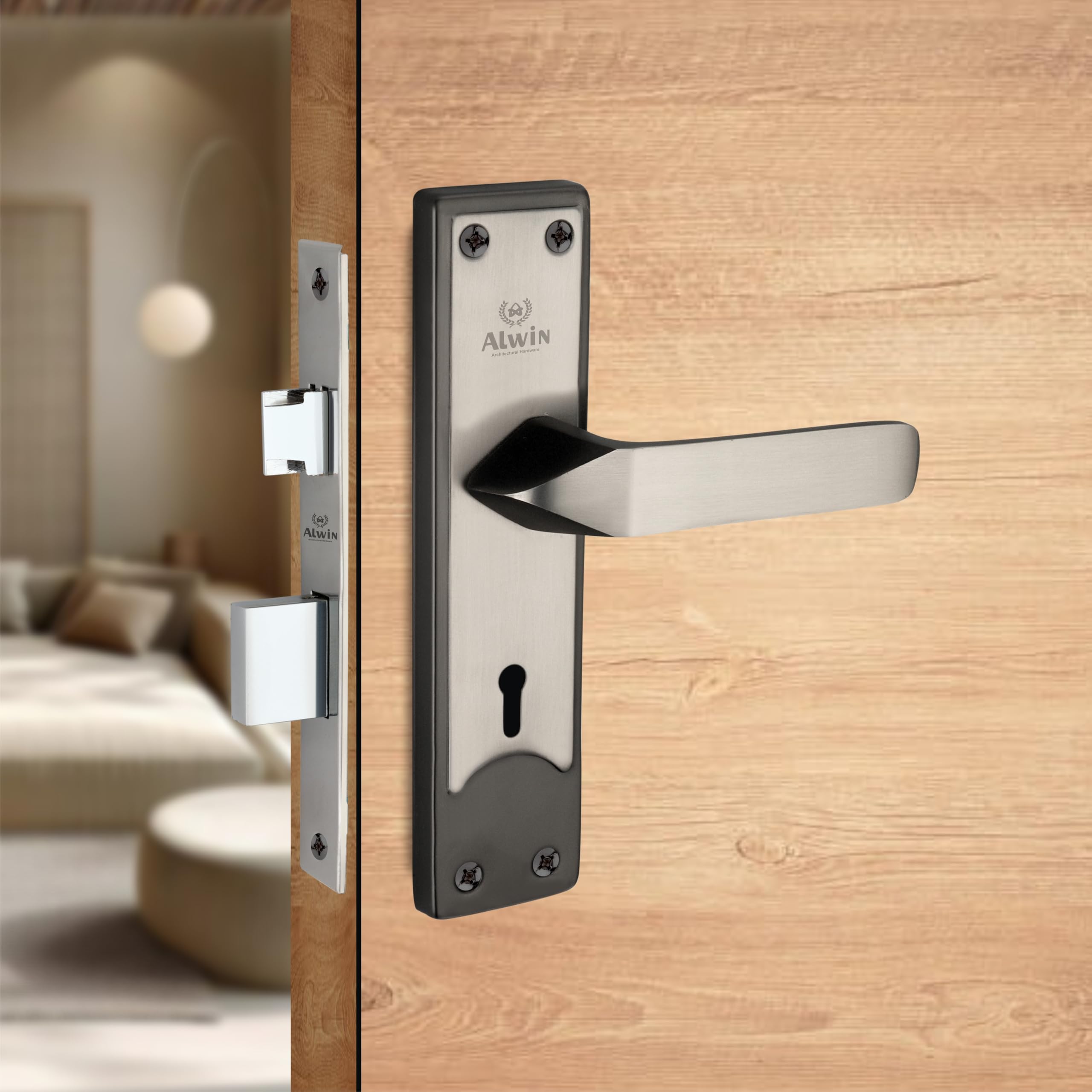 Alwin Stinger Mortise Lockset - 6 Lever, 3 Keys -1