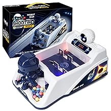 Joyrapt Space Fortress Shooting Games with Digital LED Score BoardMini, Handheld Pinball Shooting Machine with Lights & Music, Christmas Toys Birthday Gifts for Kids Boys&Girls Robot
