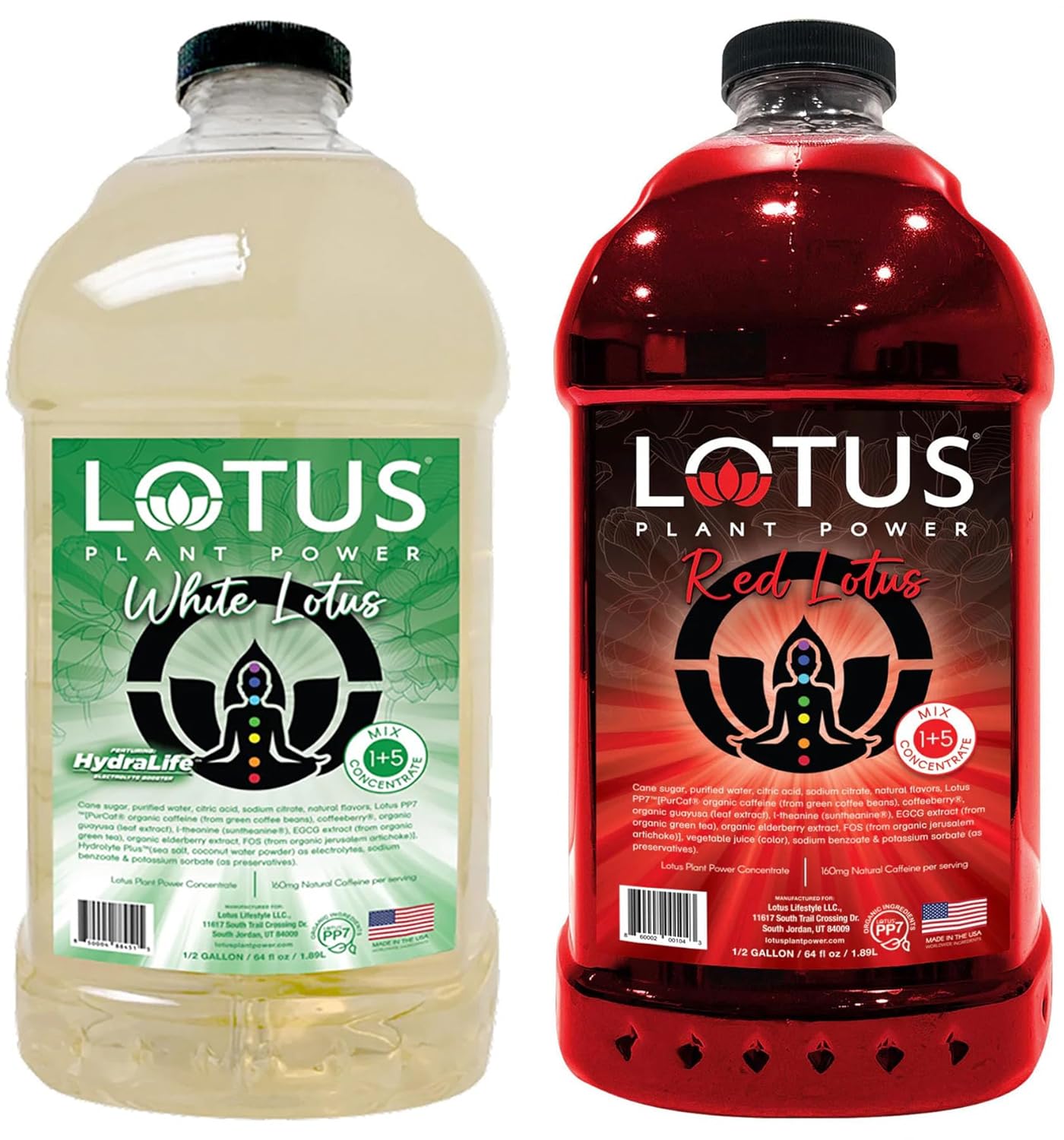 Lotus Energy Drink Concentrate 64 fl oz (White) Pack of 2