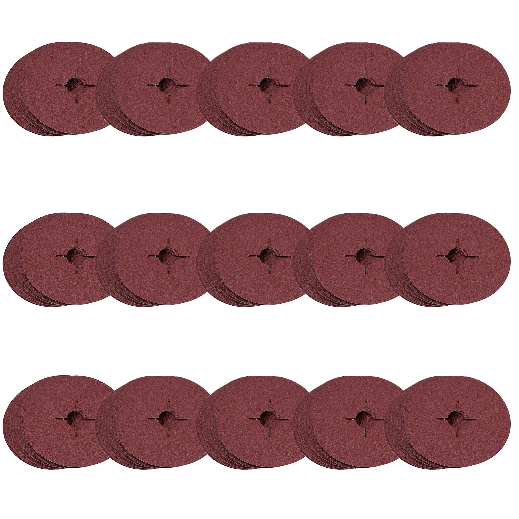 115mm Fibre Sanding Discs 60 Grit Medium Disc For 4-1/2
