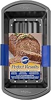 Wilton Perfect Results Non-Stick Meatloaf Pan Set with Drain Tray - 2-Piece, Grease-Draining for Healthier Baking