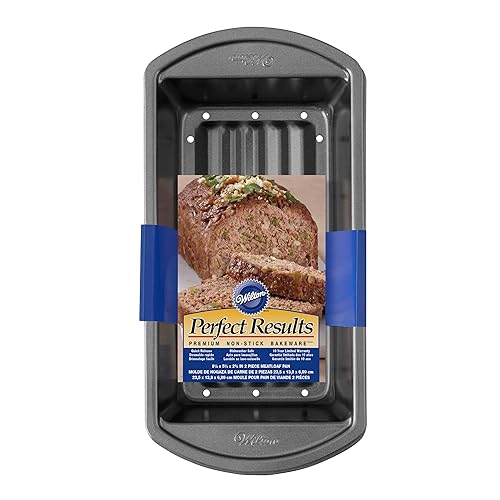 Wilton Perfect Results Premium Non-Stick Bakeware - Meatloaf Pan Set,