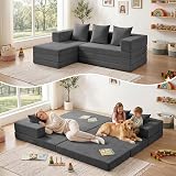 Product image of Boneless Couch Small Convertible Sleeper Sofa Bed Modular