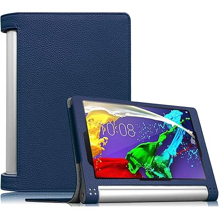 Amazon Fintie Lenovo Yoga Tablet 2 8 インチ 専用保護ケース 超薄型 軽量 スタンド型カバー 高級pu レザー オートスリープ機能 ネイビー Fintie タブレットケース 通販