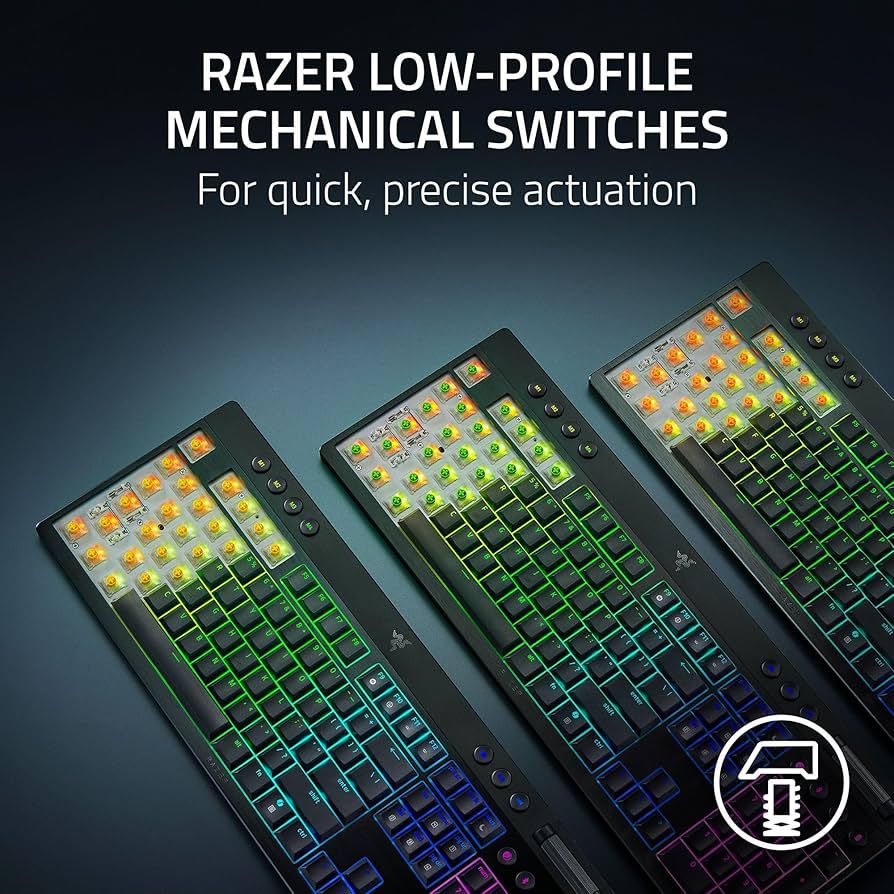 Amazon.com: Razer BlackWidow V4 Low Profile HyperSpeed