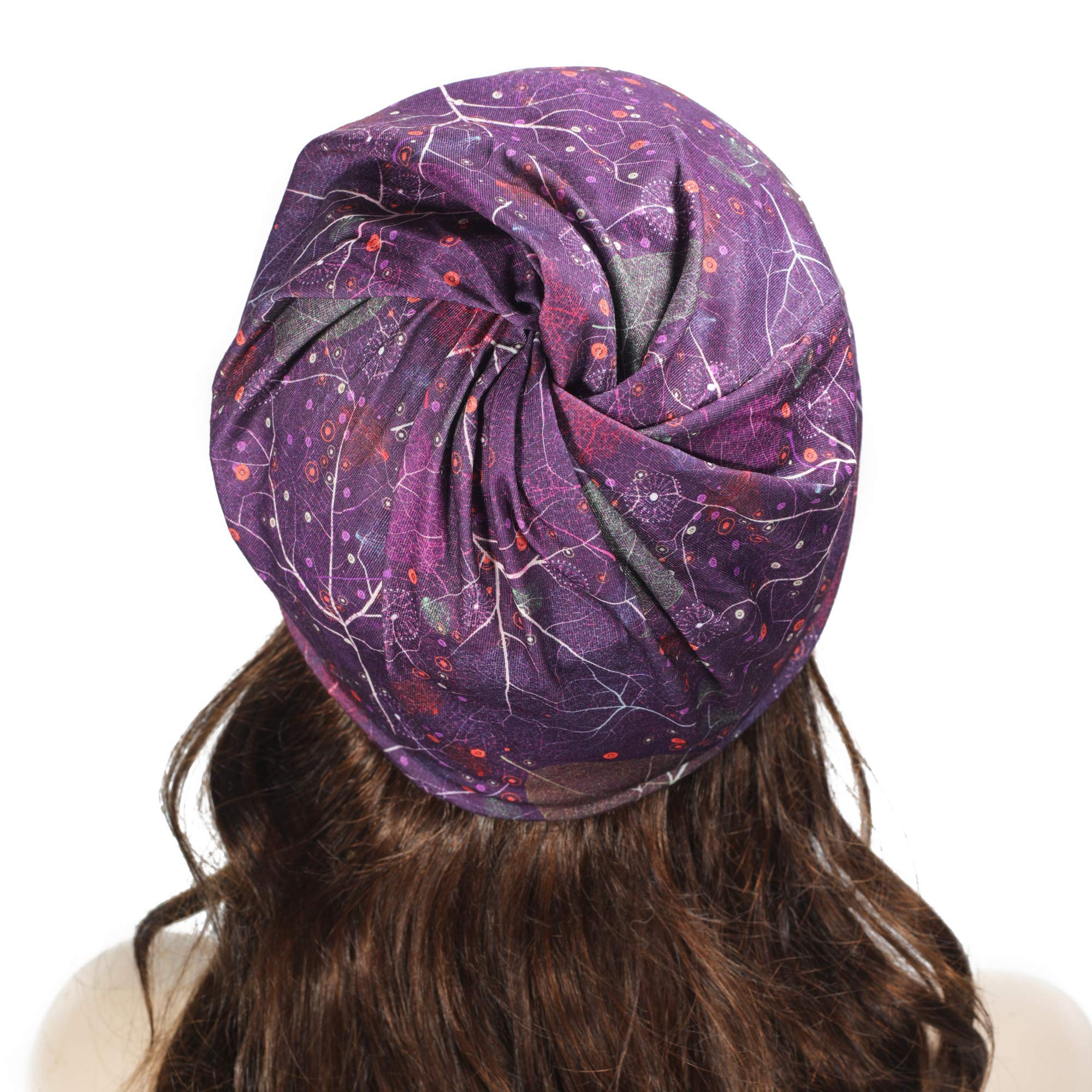 ZLYC Bonnet Fin d'été pour Femme - Motif Floral - Léger