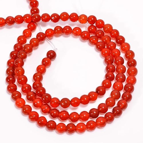 Miniatura 9 de Cuentas de calcedonia natural, redondas, 15 pulgadas, 0.236in, 0.315in, para hacer joyas, pulsera de bricolaje (calcedonia verde, 0.315in)