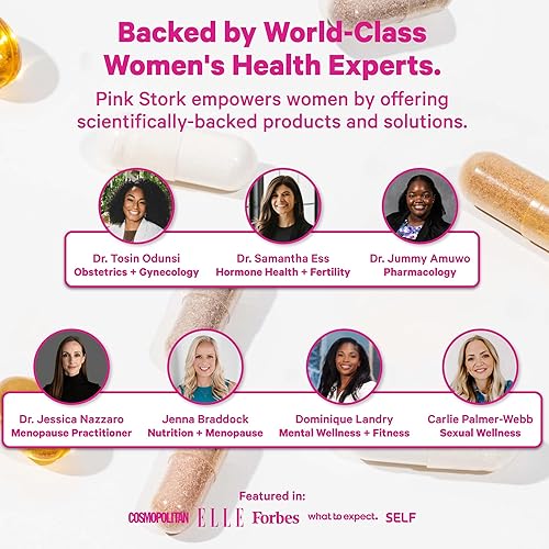 Miniatura 7 de Pink Stork Premium Fertility Gummies | Fertility Supplements for Women with CoQ10, Myo-Inositol + Prenatal Vitamins | Conception Support | Hormone