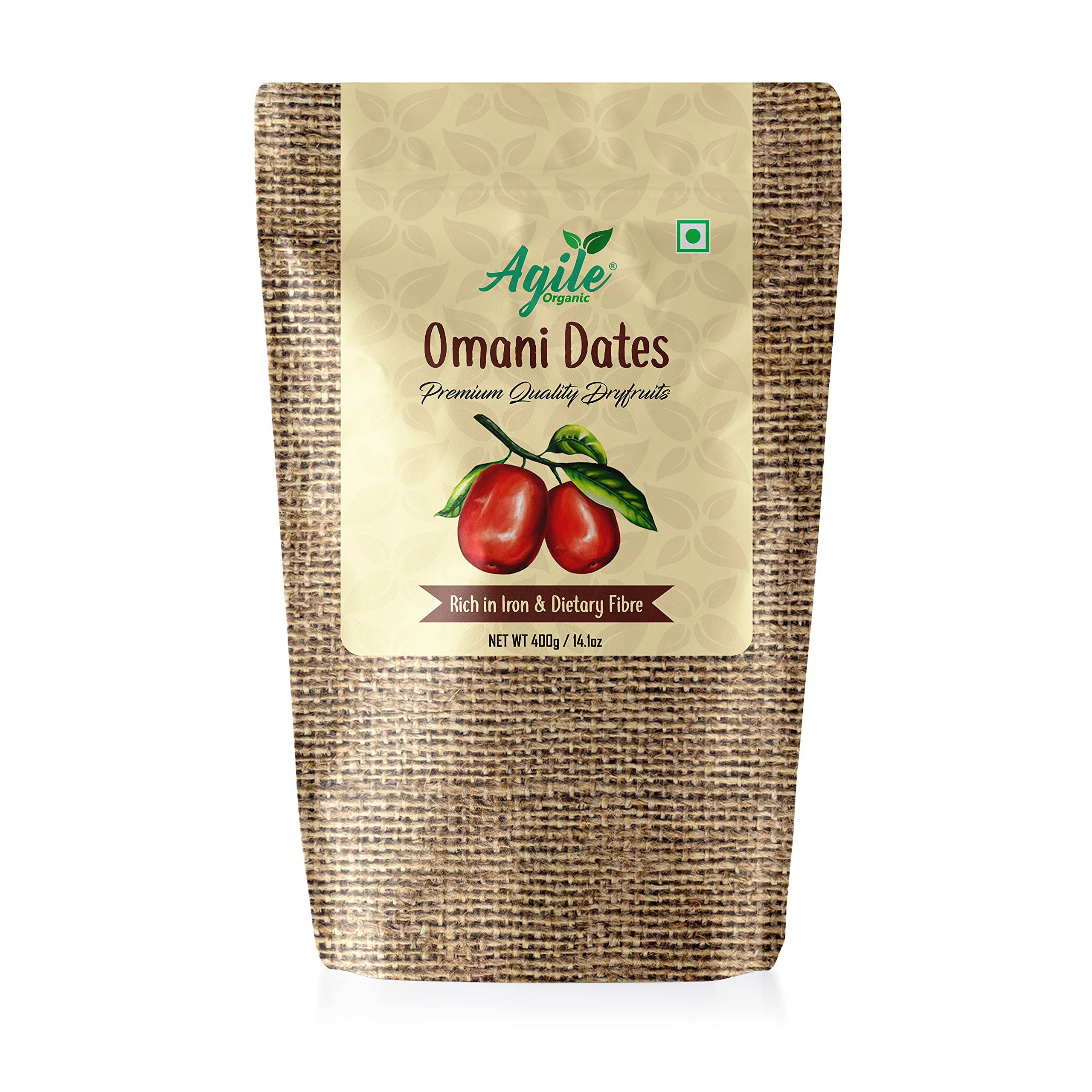 Agile Organic® Omani Dates, 400g