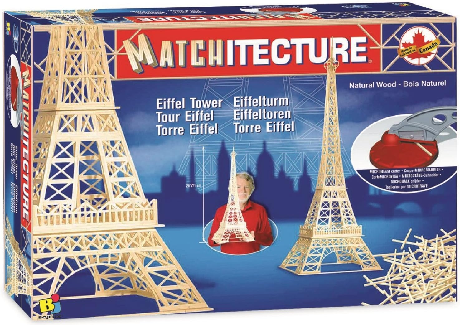 Matchitecture - Eiffel Tower Toy, Blue
