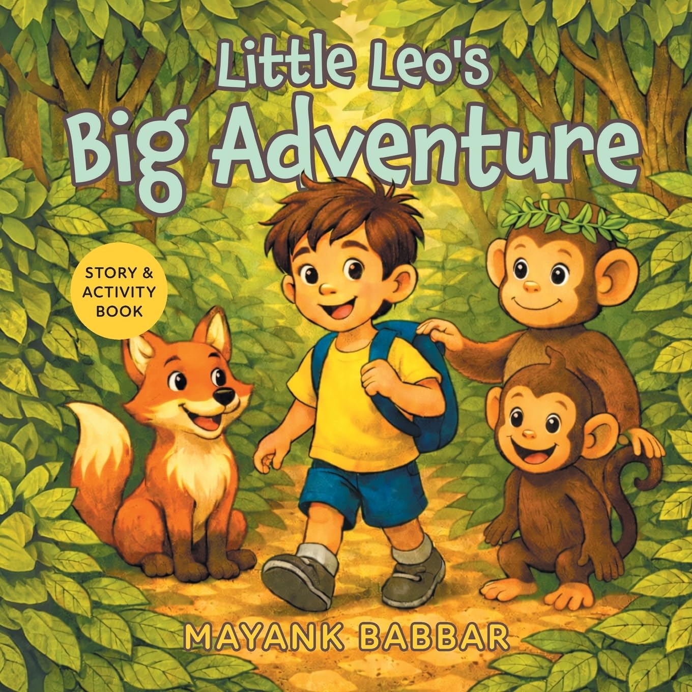Little Leo's Big Adventure: Story & Activity Book (Little Moon Tale)