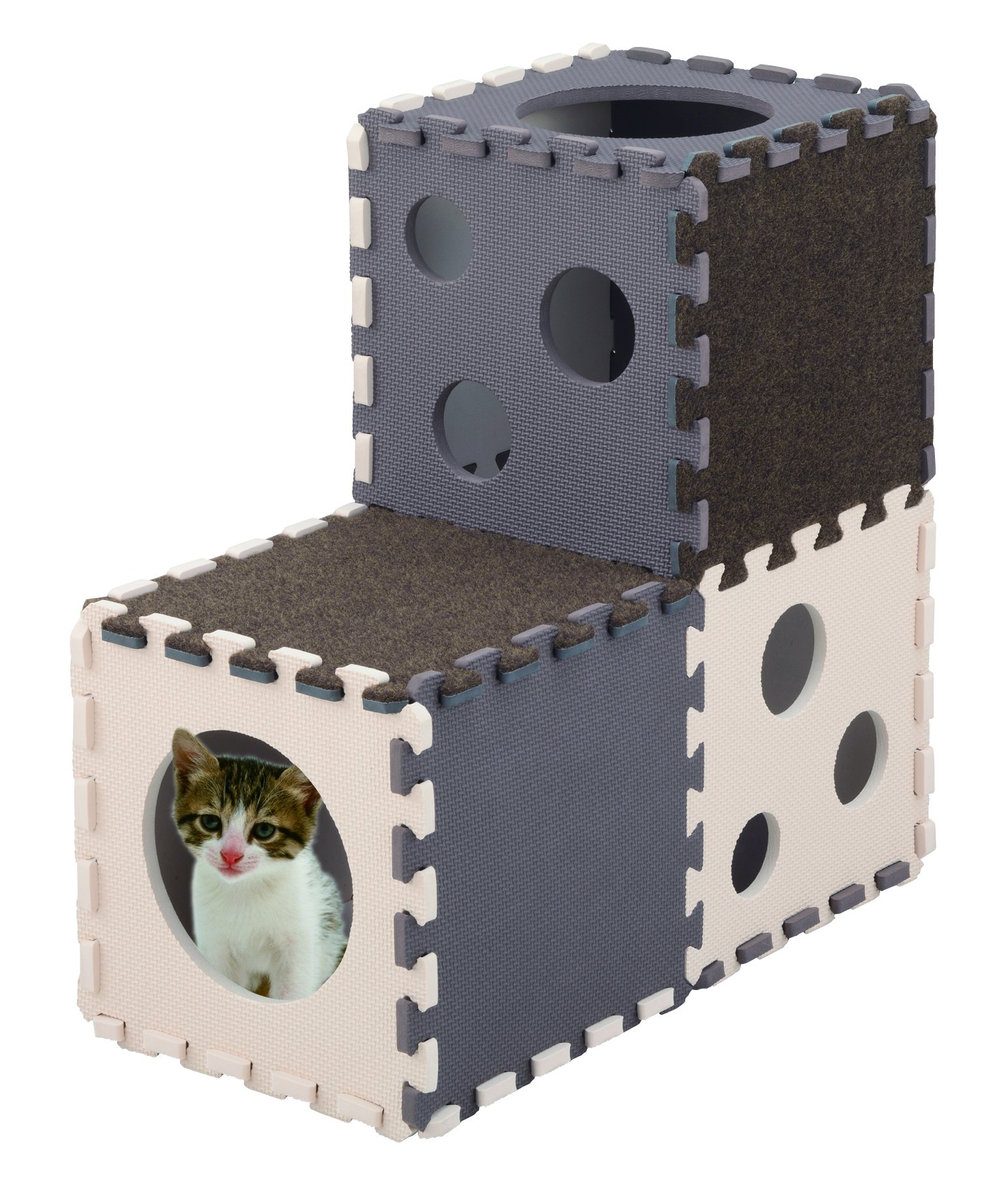 Amazon.co.jp: シービージャパン ジョイントマット 猫用 爪とぎ マット